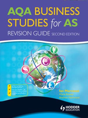 cover image of AQA Business Studies for AS